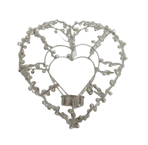 Best Selling Iron and Beads <b>Hanging</b> T <b>Light</b> <b>Holder</b> for Home Decoration Nickel Finished Handmade Wholesale in Bulk - Product Image 5