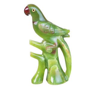 Meilleures ventes de perroquet en onyx décor en marbre perroquet sculpté en pierre de haute qualité dans des couleurs vives pour une décoration de maison unique - Product Image 4