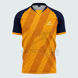 Jersey de Rugby Unisex Cómodo Transpirable Tecnología de humedad de secado rápido Mezcla de tela para la práctica de fútbol - Product Image 3