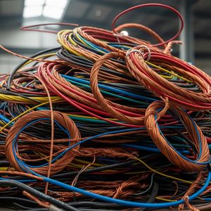 Chatarra de Cable de Cobre Aislado con PVC para Suministro a Granel, Alta Pureza, Recuperación Industrial, Limpia - Product Image 4