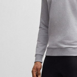 Sudadera para Hombre con Puños y Cintura Acanalados para un Ajuste Relajado para Compradores Mayoristas y Diseño de Mangas Largas con Logotipo Personalizado - Product Image 3