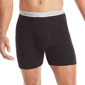 Sous-vêtements Boxer Personnalisés pour Hommes Logo de Marque Personnalisé Tissu Tissé Respirant Séchage Rapide Solide Antibactérien Couleurs Personnalisées - Product Image 1