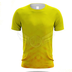 Camiseta de sublimación de color sólido personalizada al por mayor, ropa deportiva transpirable, camiseta de sublimación para hombre - Product Image 1