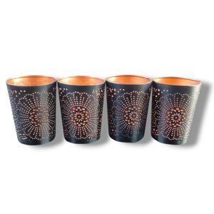 Porte-bougie décoratif en métal élégant de style luxueux pour la table et la décoration de la maison - Product Image 1