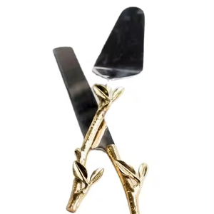 Utensilios para Pastel de Alta Calidad, Hechos a Mano, Ecológicos, con Diseño de Hoja, Servidor y Cuchillo para Pastel - Product Image 1