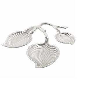 เครื่องครัวโค้งมนถาดเซิร์ฟเวอร์ช็อคโกแลตการใช้งานบ้านโรงแรมร้านอาหารอาหารเย็นถาดเสิร์ฟอาหารจานทำด้วยมือ - Product Image 4