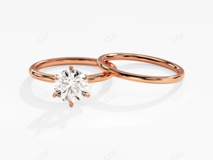 Custom Design Luxury 14K White <b>Gold</b> Moissanite Wedding Band Engagement <b>Ring</b> GRA Certified Bridal <b>Ring</b> <b>Set</b> Hot Selling - Product Image 6