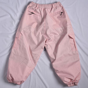 Personalizado al por mayor de los hombres holgados de esquí pantalones de nieve impermeable 20K invierno Snowboard pantalones de esquí impermeable botón bolsillos pantalones de esquí - Product Image 2