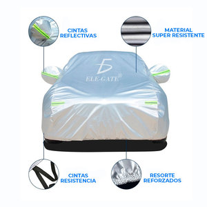 Housse de voiture imperméable et anti-UV pour SUV, en nylon et PVC épais, design professionnel pour BMW et Audi 4,8 m - Product Image 2