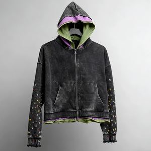 Sudaderas con Capucha para Hombre, Estilo Desgastado, Diseñadas para Hombres que Exigen una Sensación de Alta Calidad y un Look Casual Moderno - Product Image 4