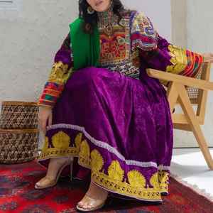 2025 últimos diseños vestido afgano mujeres precio al por mayor hecho a mano estilo Banjara afgano Kuchi Tribal vestidos Vintage para mujeres - Product Image 3