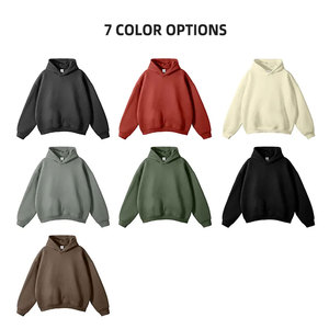 Sudadera con Capucha Personalizada de Alta Calidad, 500 g/m², Oversize, de Algodón/Poliéster, Impermeable, con Hombros Caídos y Bordado, para Invierno - Product Image 3