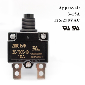 Disjoncteur automatique miniature ZINGEAR ZE-700S Series Mini Miniature Overload Protector 3A à 15A - Product Image 3
