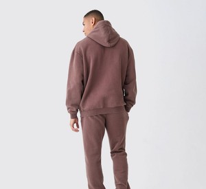 Ensemble de survêtement réversible deux pièces à capuche pour homme pour l'entraînement d'hiver - Survêtement de jogging en polaire respirant - Product Image 4