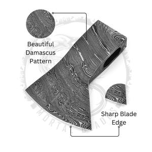 Cabeza de Hacha para Cortar Leña para Acampar al Aire Libre, Personalizada, Experiencias Enriquecedoras, Mango de Hacha para Partir Madera OEM con Funda de Cuero - Product Image 3