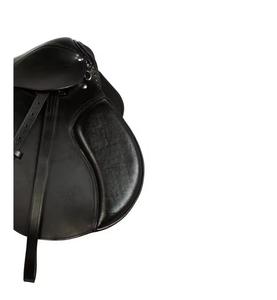 Sillín de salto negro de cuero acolchado de primera calidad, accesorios de Hardware SS de alta calidad, sillín de caballo de salto duradero hecho a mano para carreras de caballos - Product Image 3