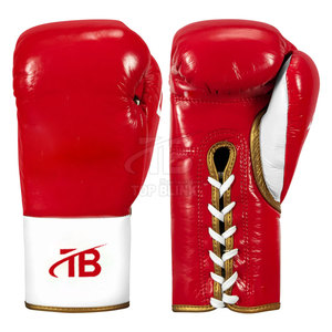Guantes ajustables de boxeo con cordones para entrenamiento de MMA, guantes de boxeo con cordones, guantes de boxeo con cordones personalizados - Product Image 1