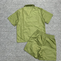 Ensemble de jogging d'hiver personnalisé 2025, ensemble court à capuche uni, unisexe, deux pièces, coupe-vent, extensible dans quatre directions, respirant