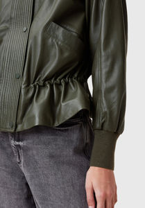 Artículo más vendido Chaqueta de cuero de moda informal para mujer de buena calidad Chaqueta de cuero para mujer de nuevo diseño al por mayor Chaquetas para mujer - Product Image 2