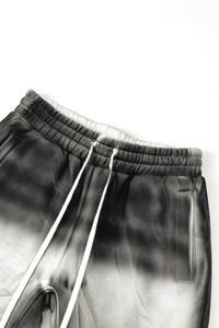 Pantalons de survêtement surdimensionnés et lourds, lavage à l'acide personnalisé, ample, 380 g/m², uni, personnalisé, jambes larges, pantalons de survêtement pour hommes - Product Image 6