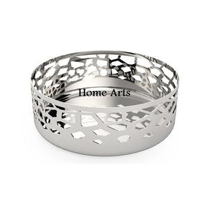 Nuevo diseño Utensilios de cocina Cuenco para servir alimentos Cuenco para servir chocolate de color plateado de acero inoxidable de Home Arts - Product Image 3