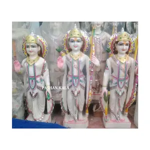 Makrana Pur Marbre Seigneur Ram Darbar Statues Meilleure Vente Avec Dévot Hanuman Pour La Maison Et La Décoration Du Temple Au Prix De Gros