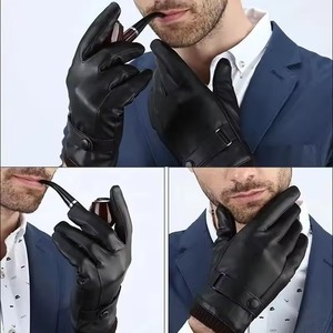 Fabricant Logo personnalisé Gants de conduite de qualité professionnelle en cuir de haute qualité pour voitures et motos Prix - Product Image 4