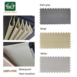Couverture de terrasse extérieure personnalisée, systèmes de pergola à toit pliant rétractable avec matériau de voile en PVC et cadre en alliage d'aluminium - Product Image 4