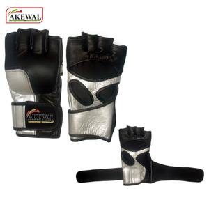 Gants d'entraînement MMA originaux de haute qualité en cuir de vachette véritable avec logo personnalisé en stock! - Product Image 6