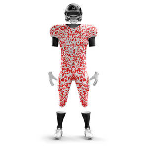 Uniformes de Fútbol Americano Profesionales de Poliéster de Alta Resistencia para Hombre, Personalizables, Transpirables, con Malla - Product Image 2