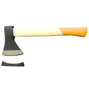Hachas con mango de madera OEM, cabeza de acero forjado, logotipo personalizado y embalaje disponible - Product Image 1