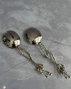 Accessoire de cuisine essentiel serveur à salade en métal offrant une fonctionnalité d'équilibre parfait durabilité pour un service quotidien sain repas - Product Image 6