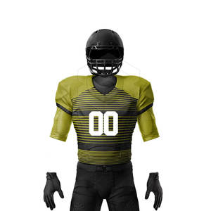 Uniforme de Fútbol Americano con Malla, Camiseta con Número de Nombre Personalizado, Bajo MOQ - Product Image 3