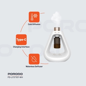 Porodo Lifestyle Diffuseur électrique sans eau Portable Intérieur Extérieur Hôtel Ménage Aroma Sphère en Plastique - Product Image 5