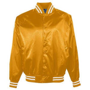 แจ็กเก็ตบอมเบอร์สำหรับผู้ชายผ้าซาตินระบายอากาศได้ดีเสื้อแจ็กเก็ตบอมเบอร์สำหรับกีฬาและสันทนาการ - Product Image 1