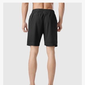 Pantalones cortos informales de longitud media para hombre, cintura elástica, poliéster, logotipo personalizado rápido, pantalones cortos diarios, envío DDP - Product Image 2