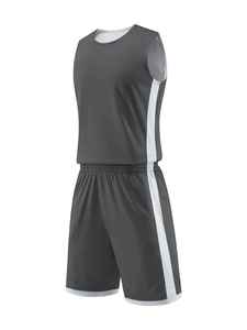 2025 nouveau Design personnalisé hommes Polyester basket-ball uniforme réversible pour le sport 2 pièces ensemble conception personnalisée - Product Image 5