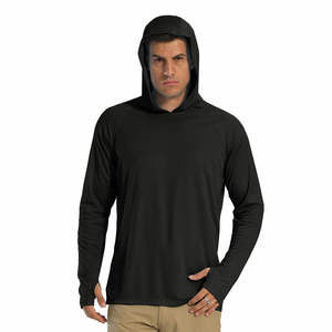 Séchage rapide pêche Protection solaire chemise sport course hauts pullover Rash Guard hommes UPF 50 + manches longues Polyester t-shirt - Product Image 1