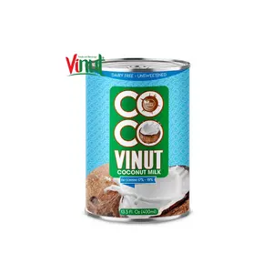 VINUT नारियल का दूध-400ml खाना पकाने के लिए डेयरी मुफ्त नारियल का दूध (वसा सामग्री 17%-19%) आपूर्तिकर्ताओं निर्देशिका
