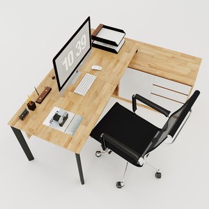 Table de réunion de direction ovale de luxe 170x150 cm, design contemporain et classique, pour usage domestique - HBOV021 - Product Image 3