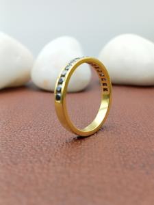 Bague de mariage en argent sterling 925 blanc certifié 14 carats 1 carats diamant de laboratoire classique or 18 carats ensemble de bijoux fins cadeaux fêtes - Product Image 6