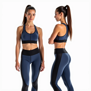 Conjunto de Yoga para Mujer Otoño Invierno con Sujetador Deportivo Sin Costuras y Leggings Diseñados para Máxima Comodidad y Soporte Transpirable - Product Image 5