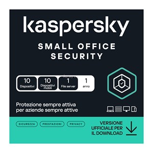 KASPERSKY SMALL OFFICE SECURITY - PC / MAC / ANDROID / IOS - 1 UTENTE - 1 SERVER - 1 ANNO - Product Image 1