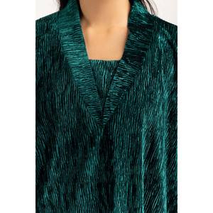 Conjunto de Terciopelo Arrugado para Mujer IPST-55165, Traje Elegante para Mujeres con Sentido de la Moda - Product Image 3