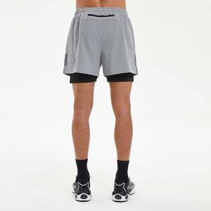 Short en maille uni de rue pour hommes personnalisé vêtements de sport en polyester spandex cargo d'été confortable et extensible de grande taille pour la course à pied cool - Product Image 4