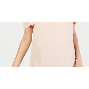 Top de Punto Naranja con Hombros Descubiertos y Detalle de Volantes para Mujer, Talla Pequeña, Colección JM - Product Image 3