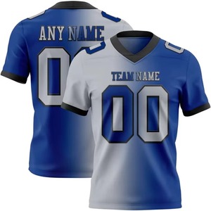 Maillot de football américain personnalisé pour l'université, uniforme en polyester 200GSM respirant, tenue de sport pour les matchs d'équipe et l'entraînement - Product Image 2