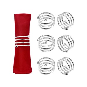 Classic <b>metal</b> napkin <b>rings</b> <b>for</b> timeless table decor suitable <b>for</b> dinners banquets celebrations and luxury homes - Product Image 6