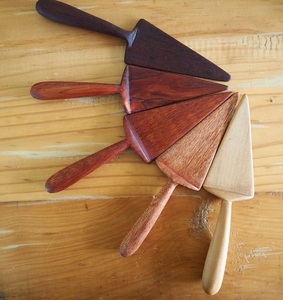 Outils en bois serveur de gâteau-poignée orange Mini couteau à gâteau ensemble outil de cuisson pour une utilisation à la main et produit Offre Spéciale Design moderne - Product Image 2