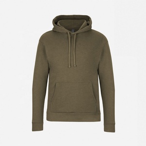 Next Level Apparel 9302 Unisex Malibu Heather Green CVC Fleece Hoodie Sudadera clásica - Product Image 3